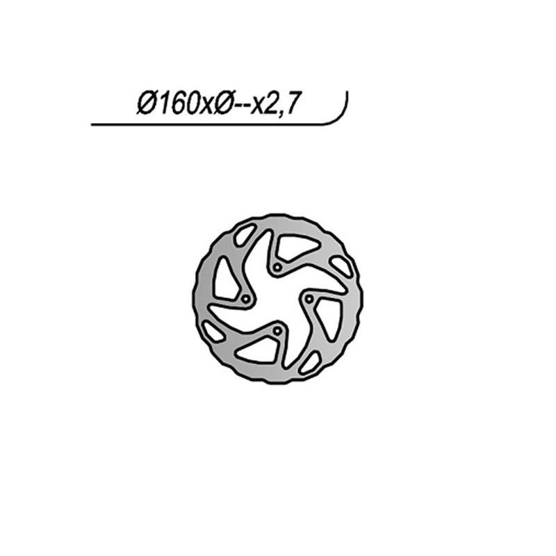 DISCO FRENO POST. NG 1152X BETAMOTOR EVO 4T 250 10/11