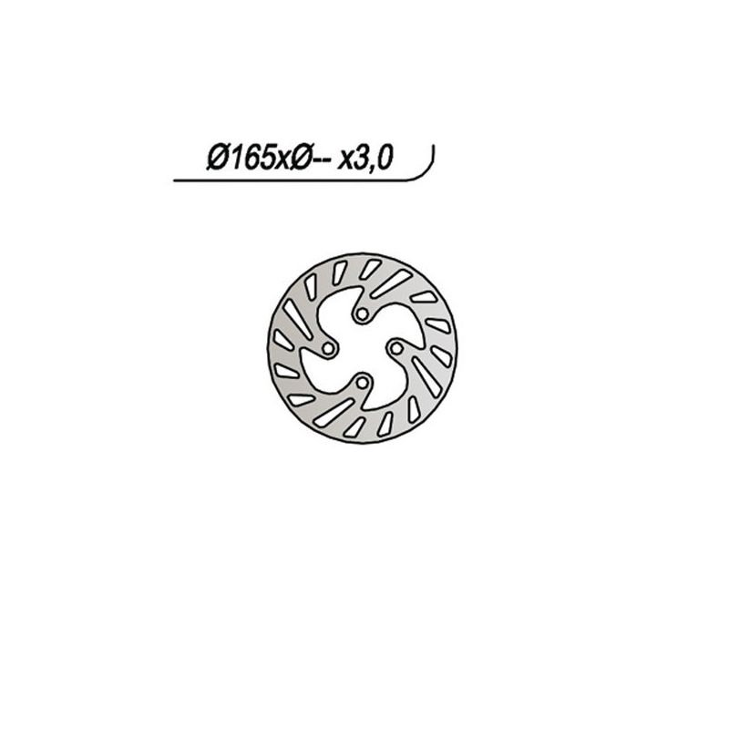 DISCO FRENO POST. NG 645 BETAMOTOR EVO 4T 250 08/09