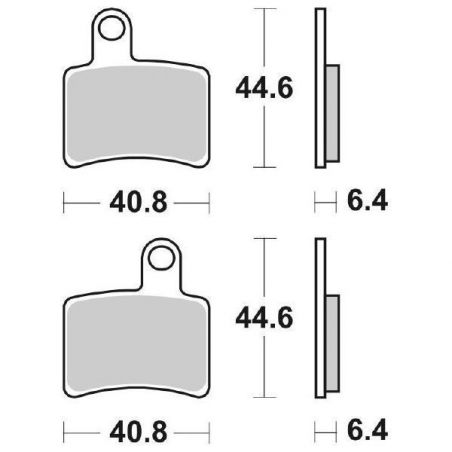 896RSI PASTIGLIA FRENO POST. SBS 896RSI BETAMOTOR REV Racing 4T 250 07/13  SBS