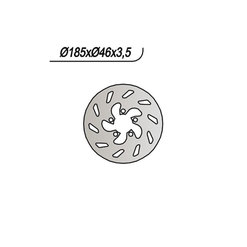 DISCO FRENO POST. NG 271 BETAMOTOR ST 250 97/99