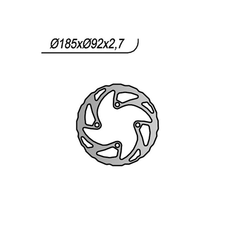 DISCO FRENO ANT. NG 626X BETAMOTOR REV Racing 4T 300 10/10