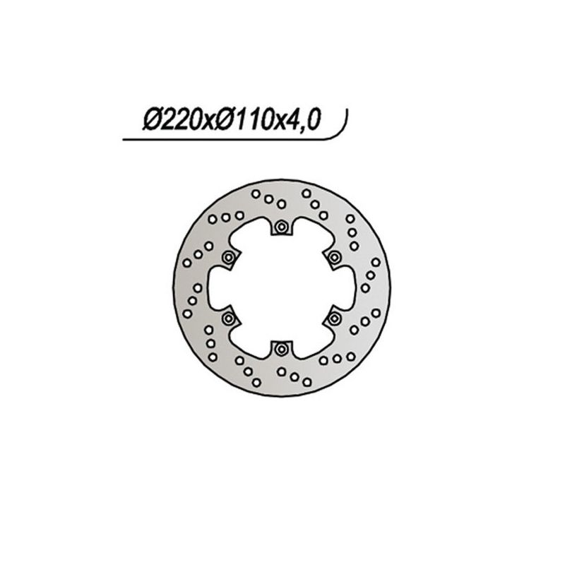DISCO FRENO POST. NG 189 BETAMOTOR ALP 4.0 4T 350 03/05