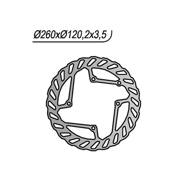 DISCO FRENO ANT. NG 1263X BETAMOTOR RR Enduro (Mot.BETA) 400 10/12