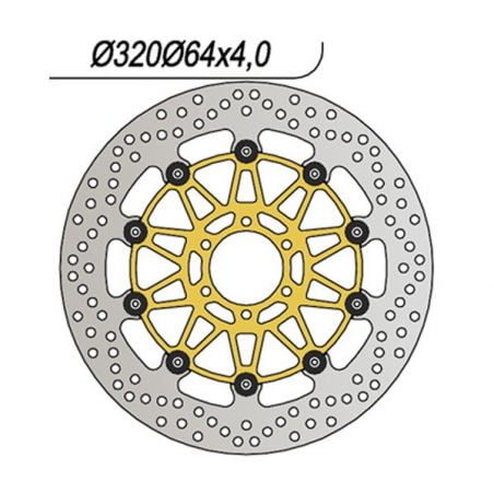 DISCO FRENO ANT. DX-SX NG 145 BIMOTA Tesi 1D ES 906 93/93