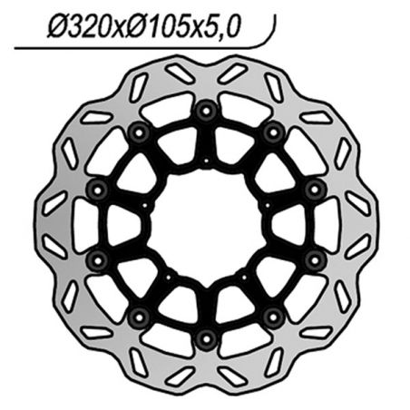 DISCO FRENO ANT. NG 1146X BMW G SMR 450 09/10