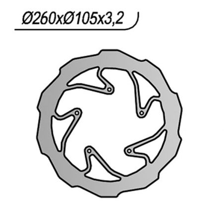 1240XSP DISCO FRENO ANT. SX NG 1240XSP BMW G X 450 08/12  NG
