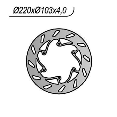 1241 DISCO FRENO POST. NG 1241 BMW G X 450 08/12  NG