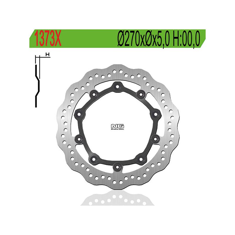 DISCO FRENO ANT. NG 1373X BMW C Sport (K18) 600 12/15