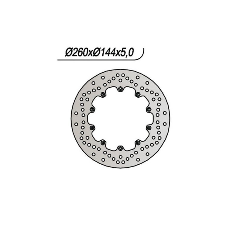 DISCO FRENO ANT. DX-SX NG 1047 BMW R 100 RT 1000 80/84