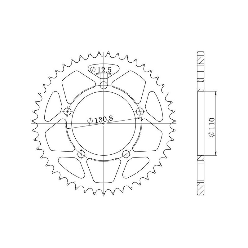 CORONA R AL P520-D45 SGR - SPROCKETS  BMW S RR 1000 12/18