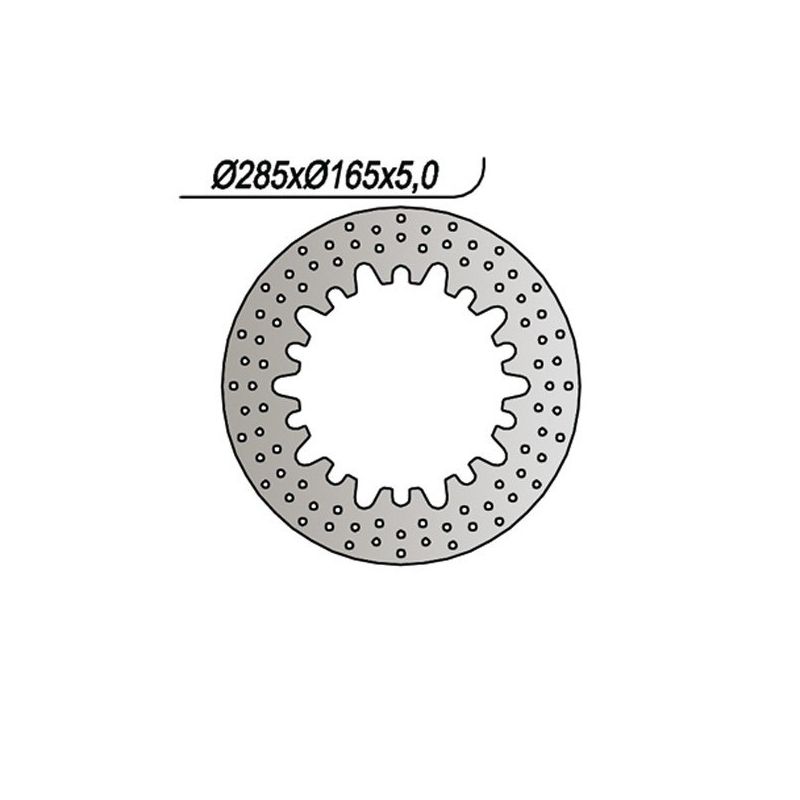 DISCO FRENO POST. NG 1042 BMW K LT / LT SE (K589) 1100 92/93