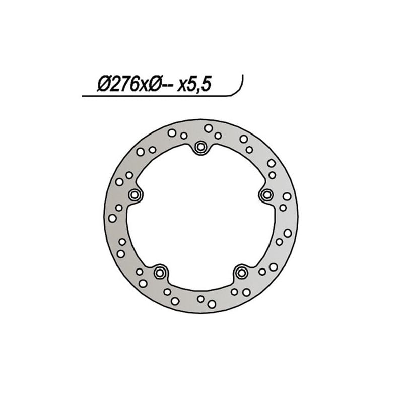 DISCO FRENO POST. NG 236 BMW R GS Adventure (R21A) 1150 01/05