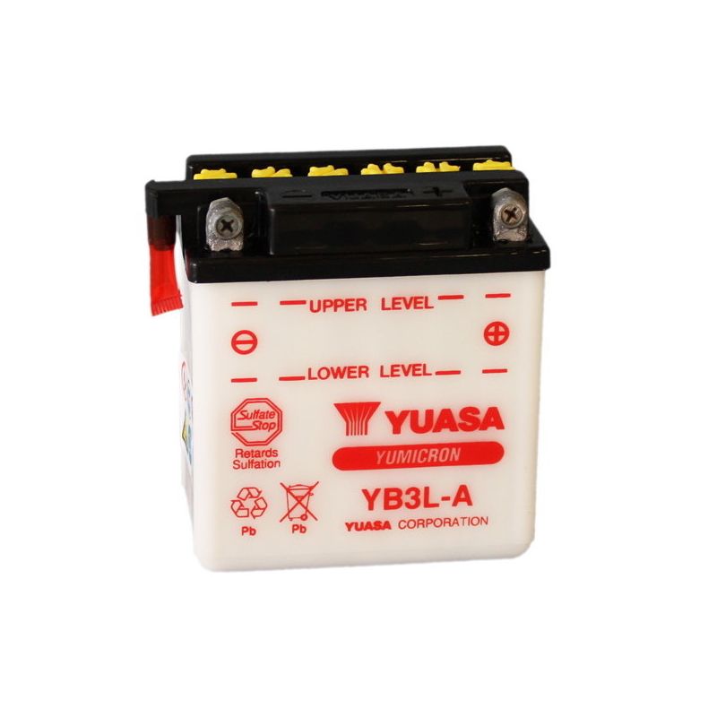 BATTERIA YUASA YB3L-A CAGIVA T4R 350 87/94