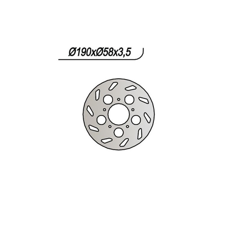 DISCO FRENO ANT. NG 444 DERBI Atlantis 4T 50 04/06