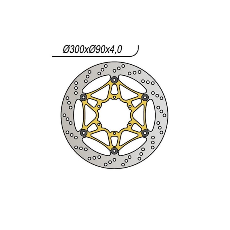 DISCO FRENO ANT. NG 1103 DERBI GPR Racing / GPR Racing E2 50 04/08