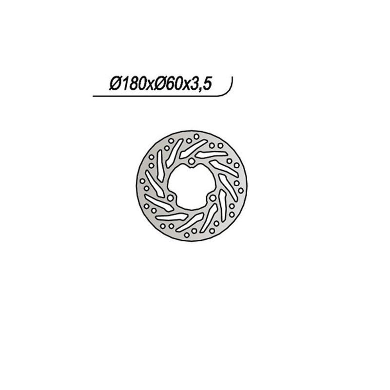 DISCO FRENO POST. NG 734 DERBI GPX 1 50 06/06