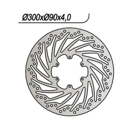 DISCO FRENO ANT. NG 801 DERBI Senda HYP DRD EVO E2 50 08/09