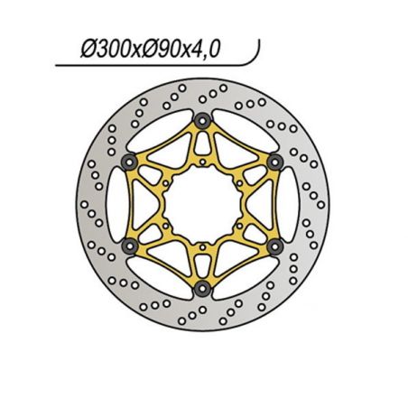 DISCO FRENO ANT. NG 1103 DERBI Senda HYP DRD EVO E2 Limited Edition 50 08/09