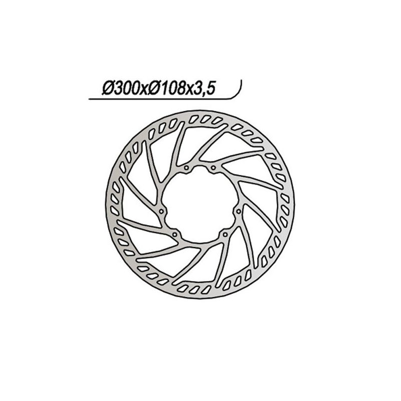 DISCO FRENO ANT. NG 841 DERBI Senda SM DRD PRO E2 (SA2A1A) 50 05/13
