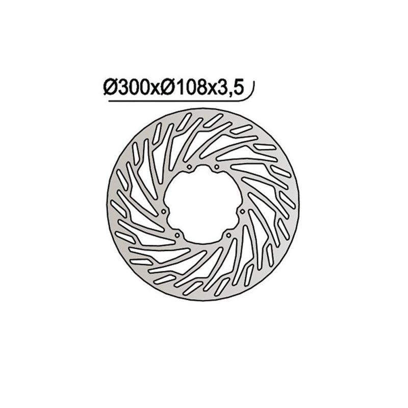 DISCO FRENO ANT. NG 867 DERBI Senda SM DRD Racing (SR2A2B) 50 04/05