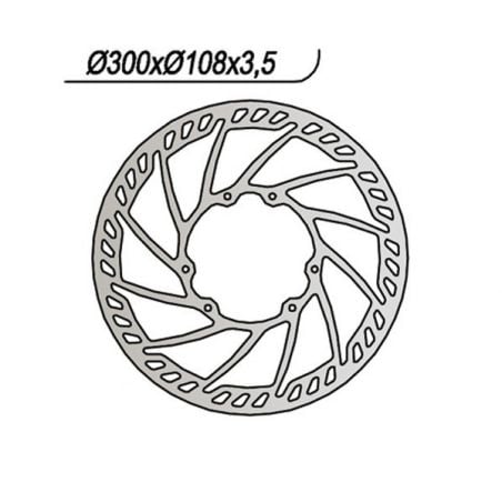 DISCO FRENO ANT. NG 841 DERBI Senda SM DRD Racing (SR2A2B) 50 04/05