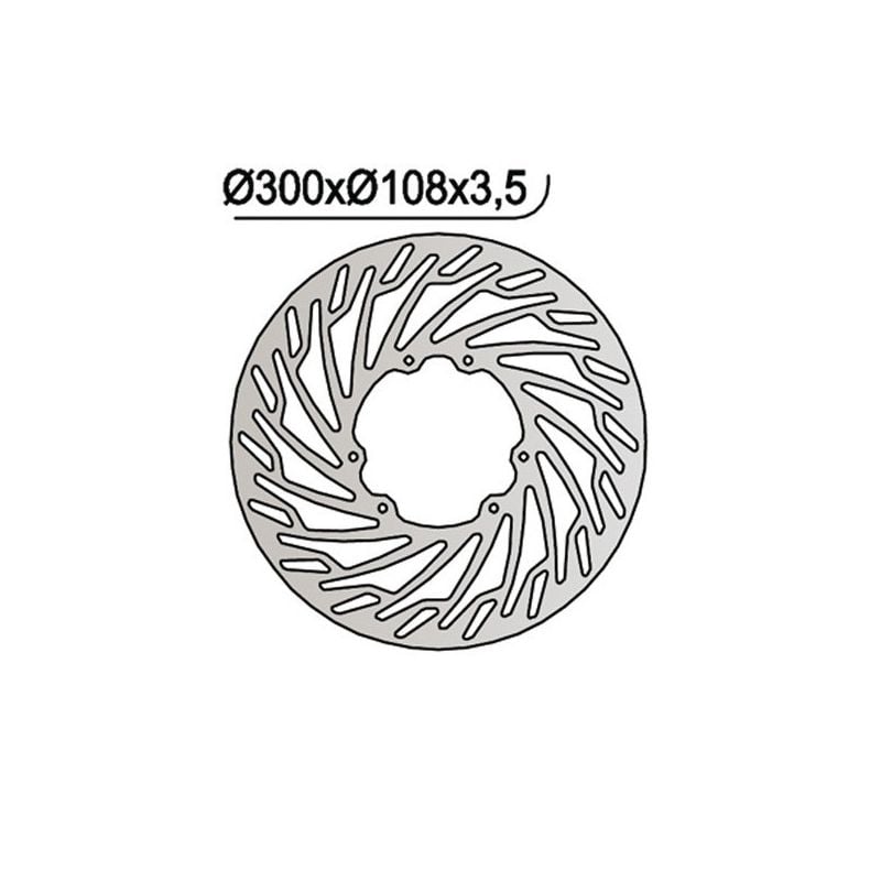 DISCO FRENO ANT. NG 867 DERBI Senda SM DRD Racing E2 (SR2D2B) 50 05/09