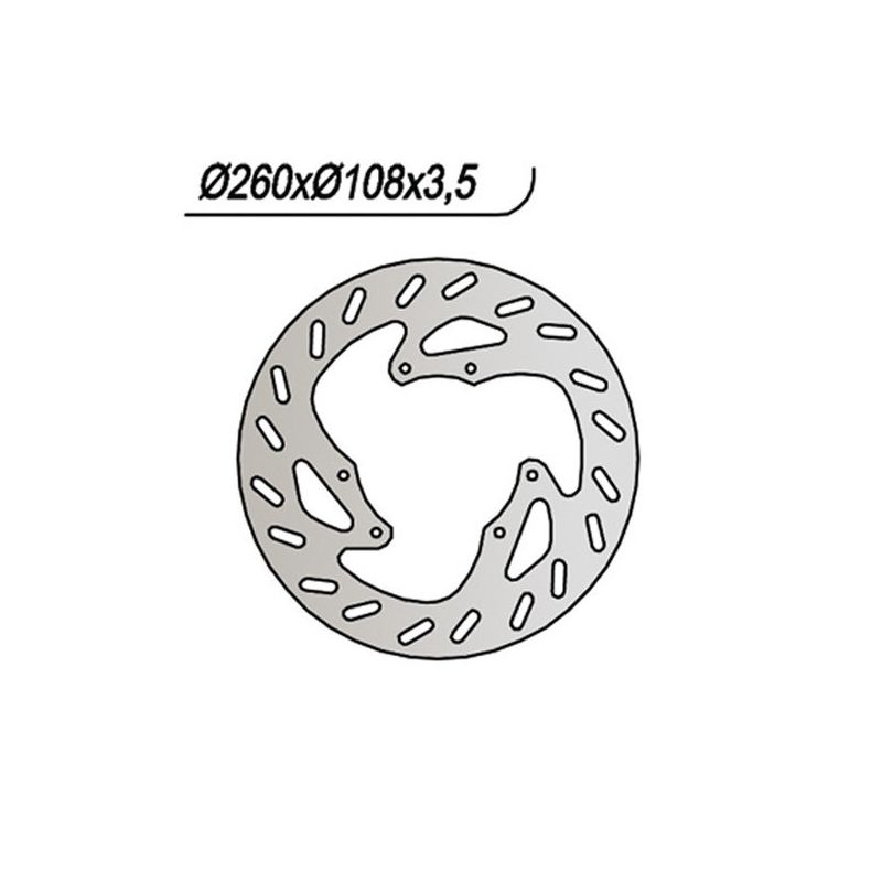 DISCO FRENO ANT. NG 193 DERBI Senda SM X Treme E2 (SR2D1A*) 50 10/12