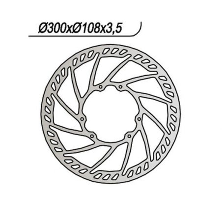 DISCO FRENO ANT. NG 841 DERBI Senda SM 4T (SC2B1A) 125 04/07