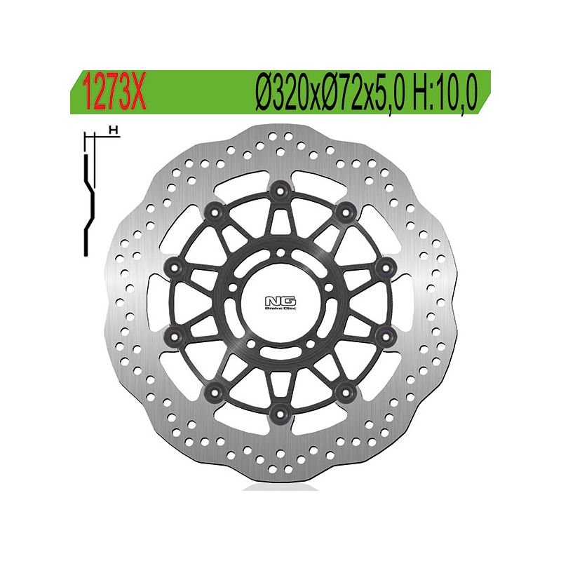 DISCO FRENO ANT. DX-SX NG 1273X DUCATI Multistrada 950 S (2A00AA) 937 21/21