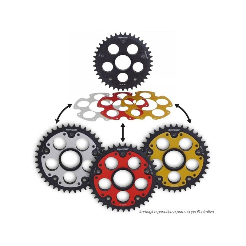 CORONA S EDGE P525-D38 KIT SUPERSPROX RSA-737_525:38-KIT DUCATI 1098 1098 07/09