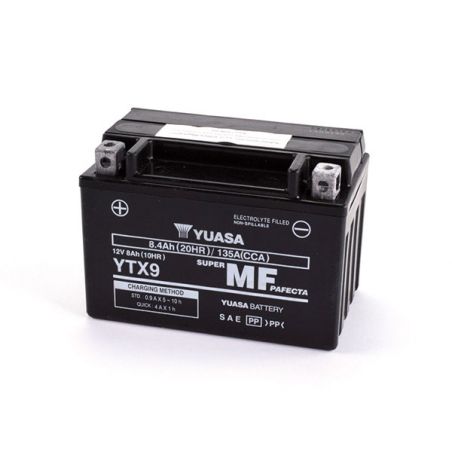 BATTERIA YUASA YTX9-BS(WC) GARELLI GFM50QT2 Tiesse 2T/Spec.Ed. 50 08/09