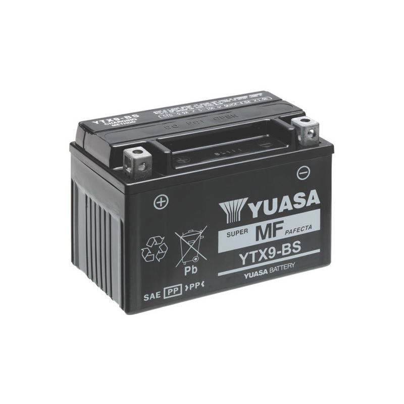BATTERIA YUASA YTX9-BS GARELLI GFM50QT2 Tiesse 2T/Spec.Ed. 50 08/09