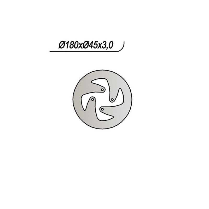 DISCO FRENO POST. NG 921 GAS GAS MC Boy Spoke Weel 65 06/06