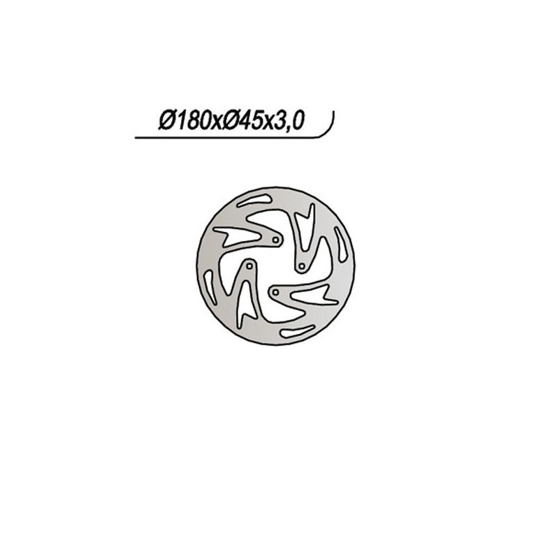 DISCO FRENO ANT. NG 906 GAS GAS MC Boy Spoke Weel 65 06/06