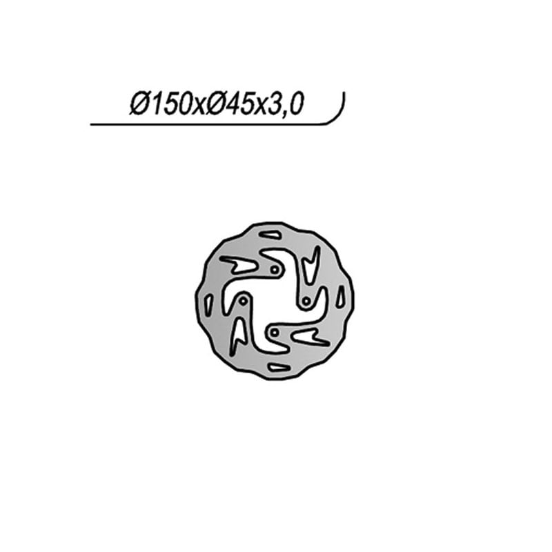 DISCO FRENO POST. NG 650X GAS GAS TXT PRO 125 03/03