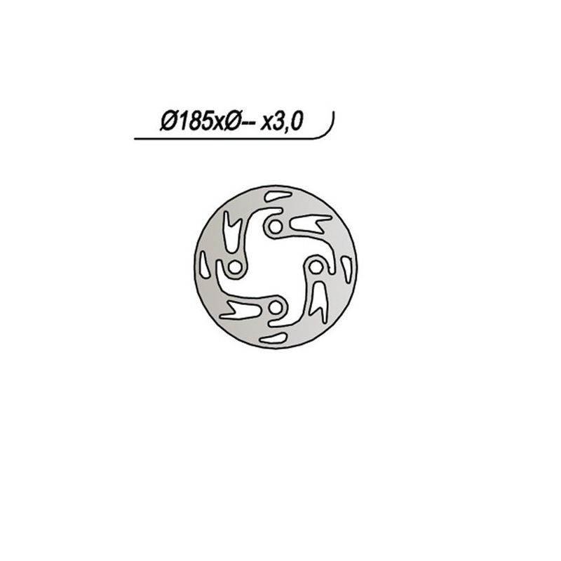 DISCO FRENO ANT. NG 715 GAS GAS TXT PRO 200 04/07