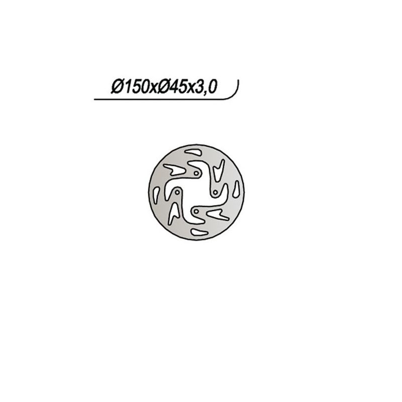 DISCO FRENO POST. NG 650 GAS GAS TXT PRO 200 04/07