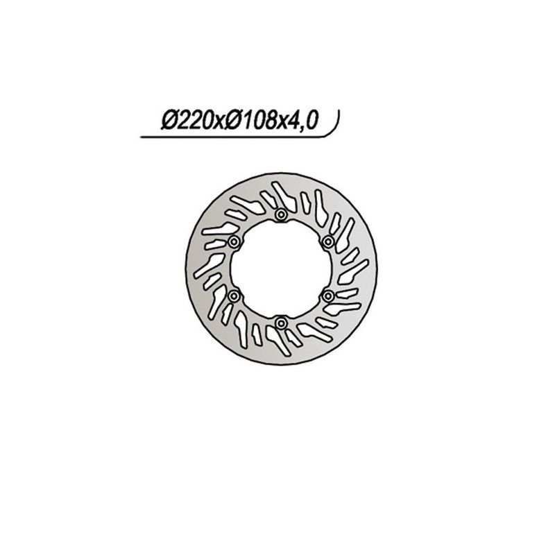 DISCO FRENO POST. NG 821 GAS GAS EC / EC F 4T 250 10/14