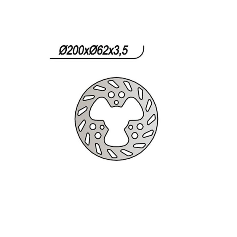 DISCO FRENO POST. NG 115 GAS GAS Pampera 250 02/02