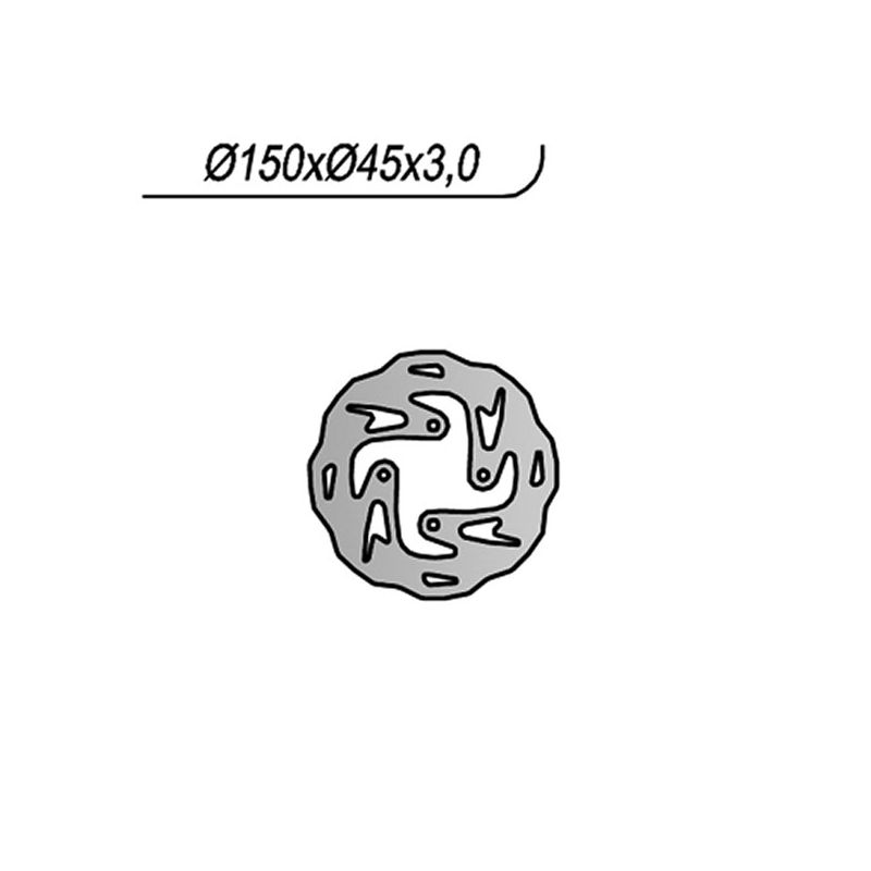 DISCO FRENO POST. NG 650X GAS GAS TXT PRO 250 03/03