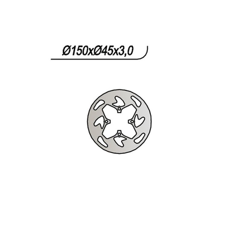 DISCO FRENO POST. NG 389 GAS GAS TXT PRO 250 02/02