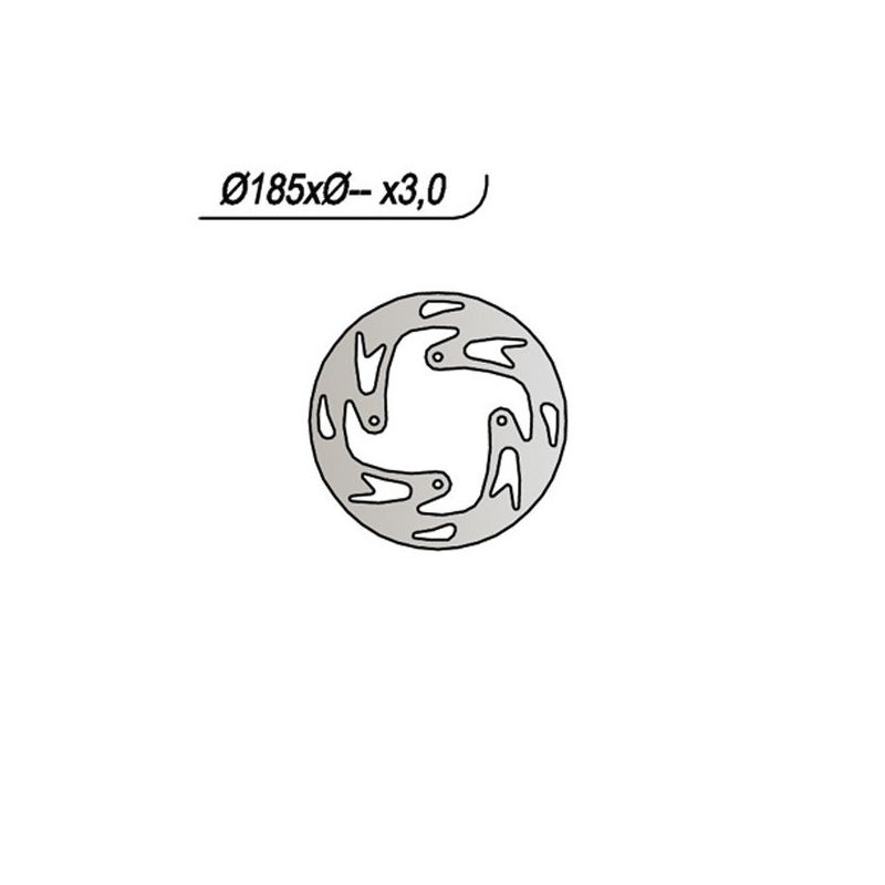 DISCO FRENO ANT. NG 649 GAS GAS TXT PRO 250 03/03