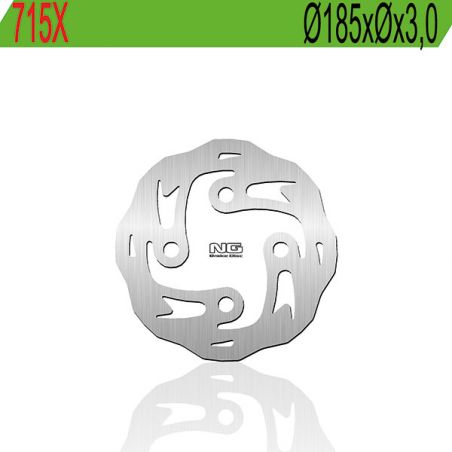 DISCO FRENO ANT. NG 715X GAS GAS TXT PRO 280 04/04