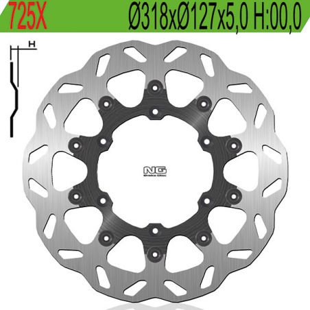 DISCO FRENO ANT. NG 725X GAS GAS EC F 4T 350 21/22