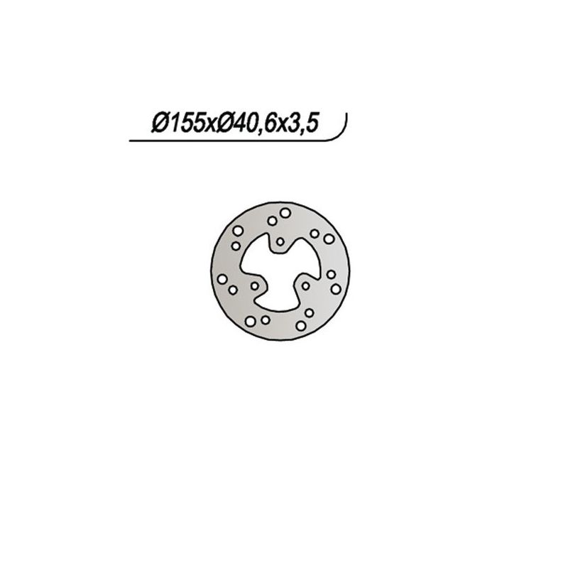 DISCO FRENO ANT. NG 438 GILERA Easy Moving 50 95/96