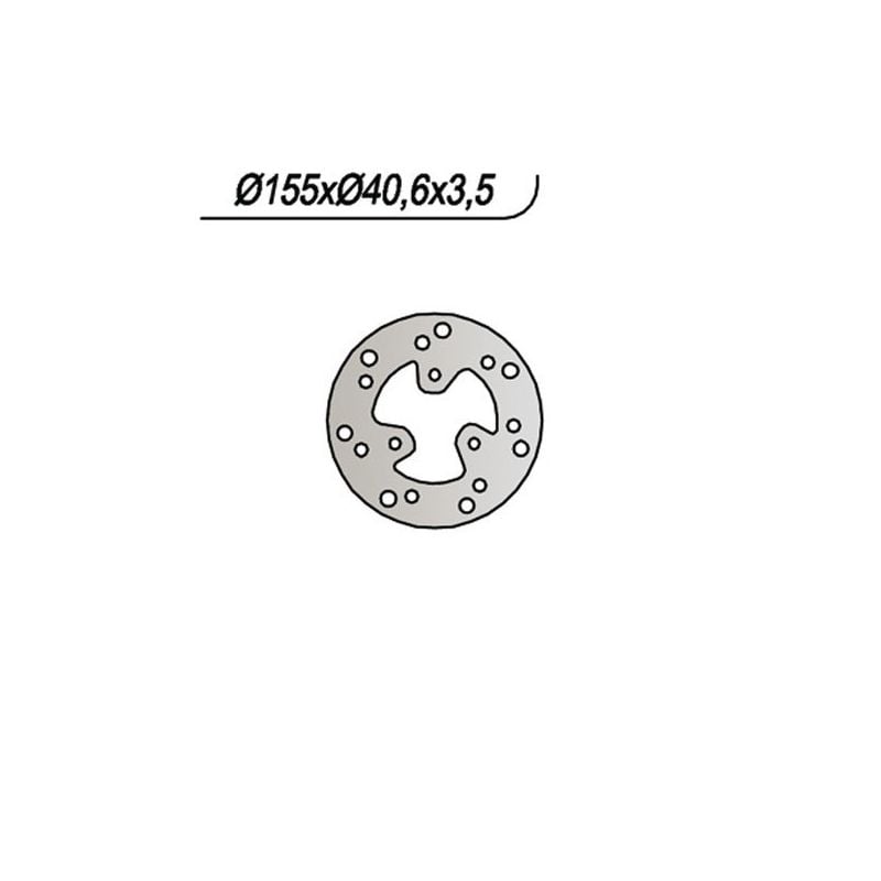DISCO FRENO ANT. NG 438 GILERA Easy Moving 50 95/96