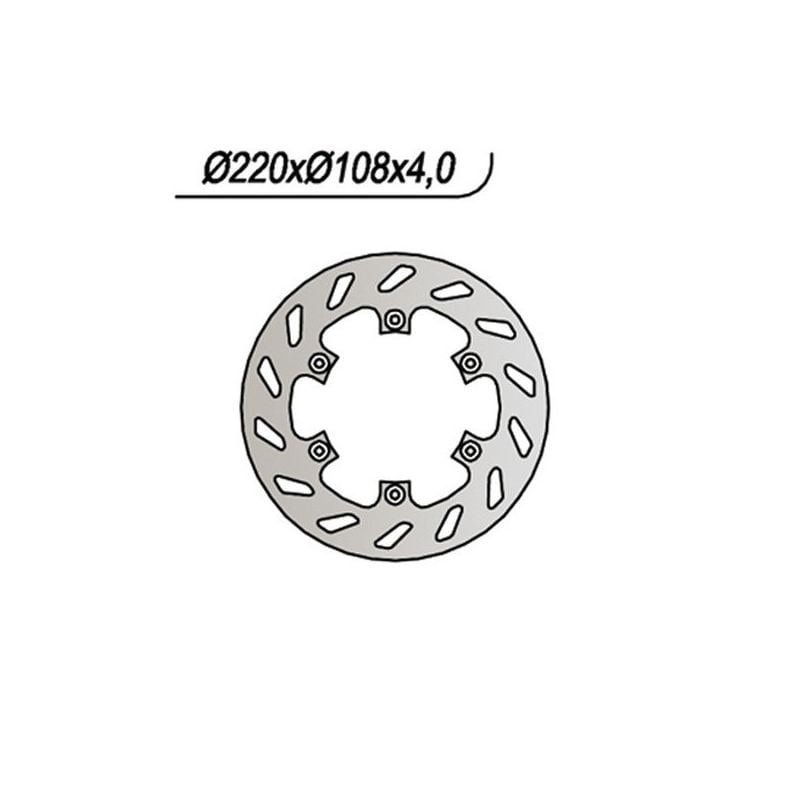 DISCO FRENO ANT. NG 003 GILERA GSM 50 99/03