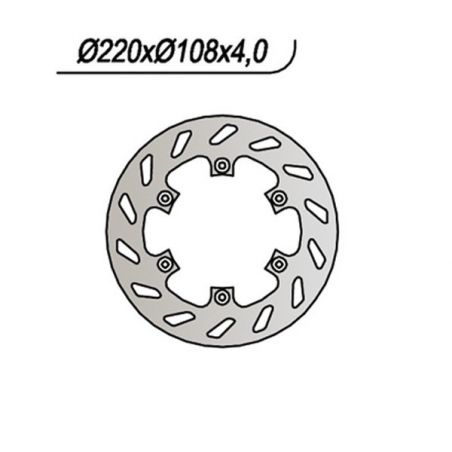 DISCO FRENO ANT. NG 003 GILERA GSM 50 99/03