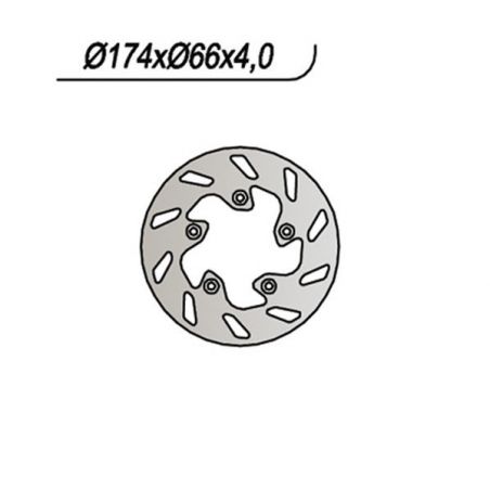 DISCO FRENO POST. NG 191 GILERA Runner Poggiali (C36200) 50 02/02