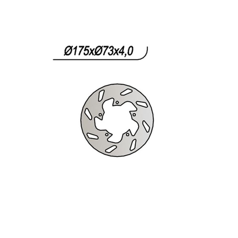 DISCO FRENO POST. NG 366 GILERA Runner Purejet / Race (C46200) 50 05/12